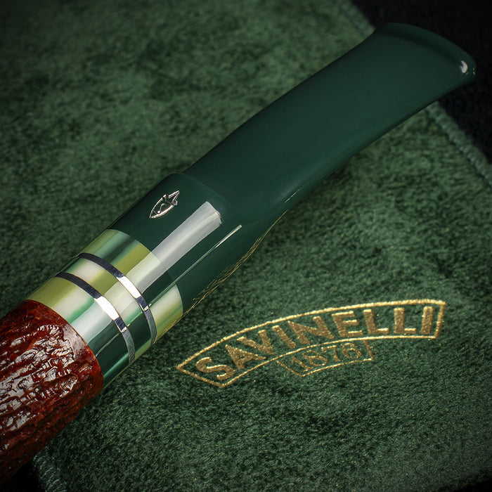 Savinelli Foresta Rusticated 310 - 6mm Briar Pipe