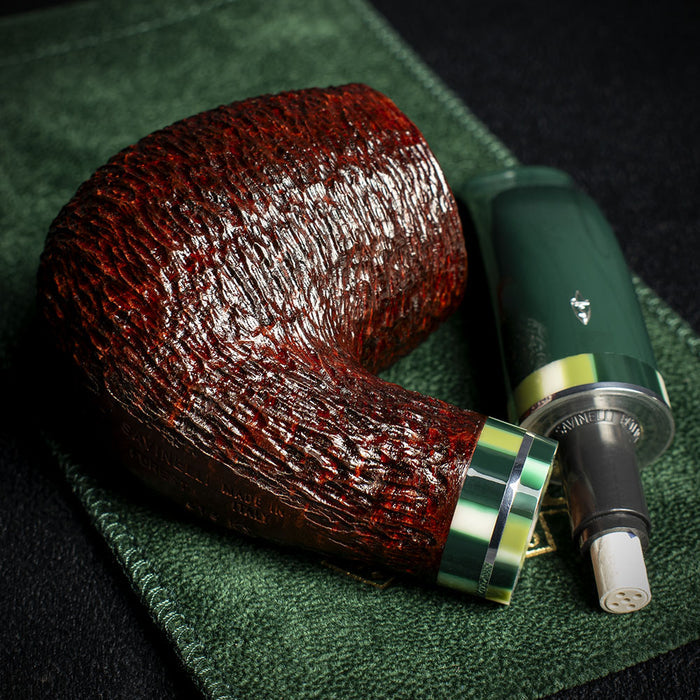 Savinelli Foresta Rusticated 616 - 6mm Briar Pipe