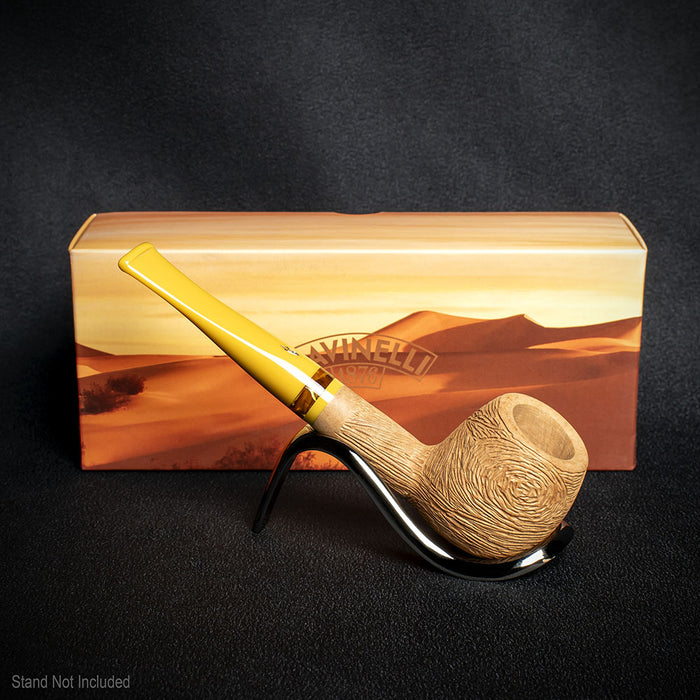 Savinelli Ghibli Rusticated Natural 207 - 6mm Briar Pipe