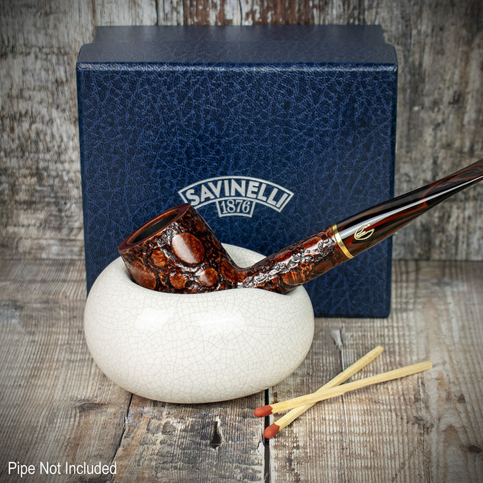 Savinelli Goccia Ceramic Pipe Stand White