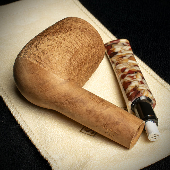 Savinelli Granola Rusticated 111 - 6mm Briar Pipe