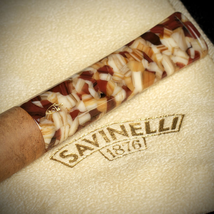 Savinelli Granola Rusticated 111 - 6mm Briar Pipe