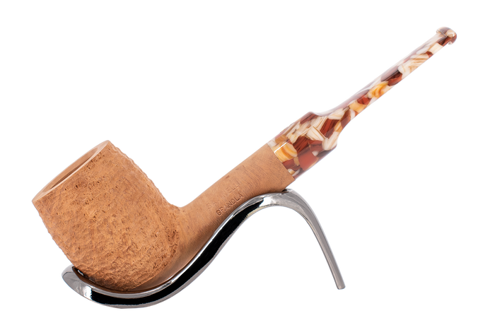 Savinelli Granola Rusticated 127 - 6mm Briar Pipe