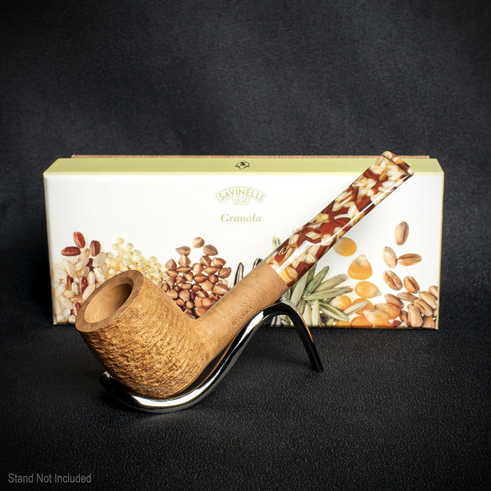 Savinelli Granola Rusticated 127 - 6mm Briar Pipe