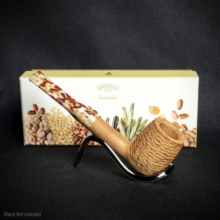 Savinelli Granola Rusticated 127 - 6mm Briar Pipe