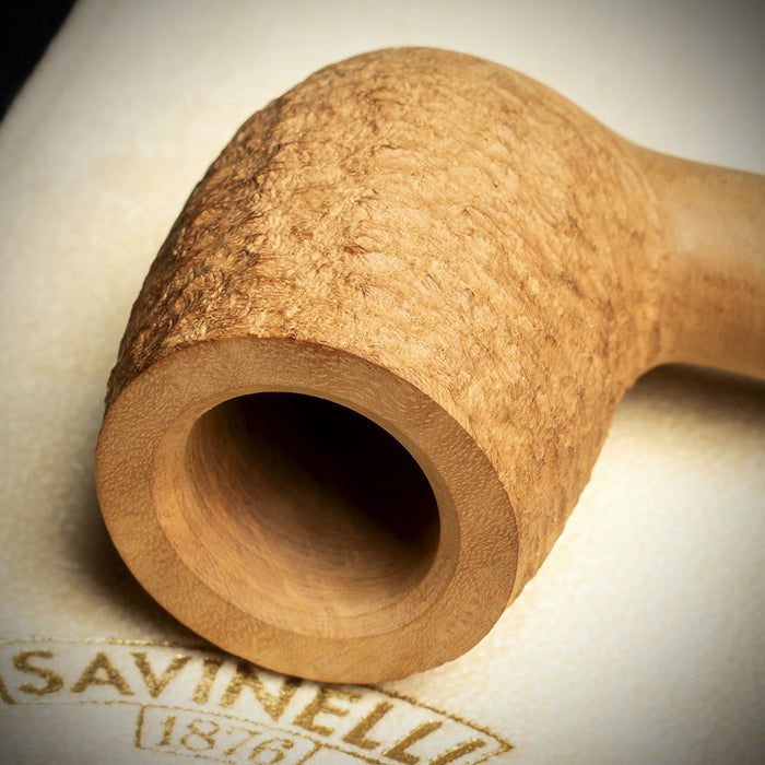 Savinelli Granola Rusticated 127 - 6mm Briar Pipe