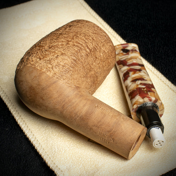 Savinelli Granola Rusticated 141 - 6mm Briar Pipe