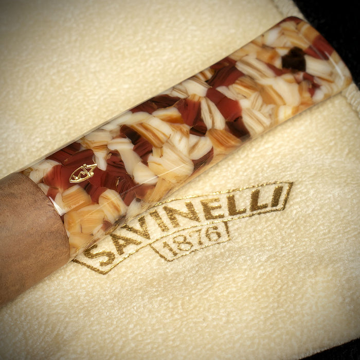 Savinelli Granola Rusticated 141 - 6mm Briar Pipe