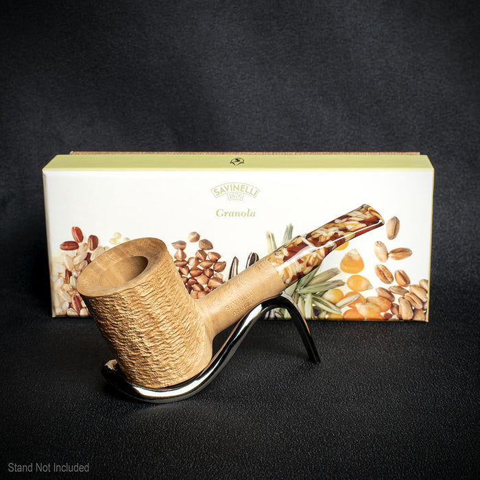 Savinelli Granola Rusticated 311 - 6mm Briar Pipe