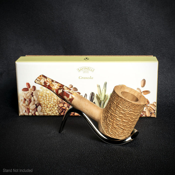 Savinelli Granola Rusticated 311 - 6mm Briar Pipe