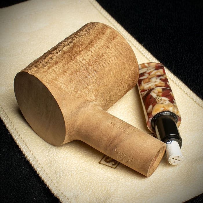 Savinelli Granola Rusticated 311 - 6mm Briar Pipe