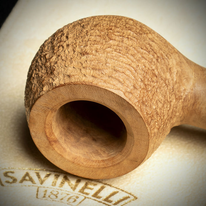 Savinelli Granola Rusticated 315 - 6mm Briar Pipe