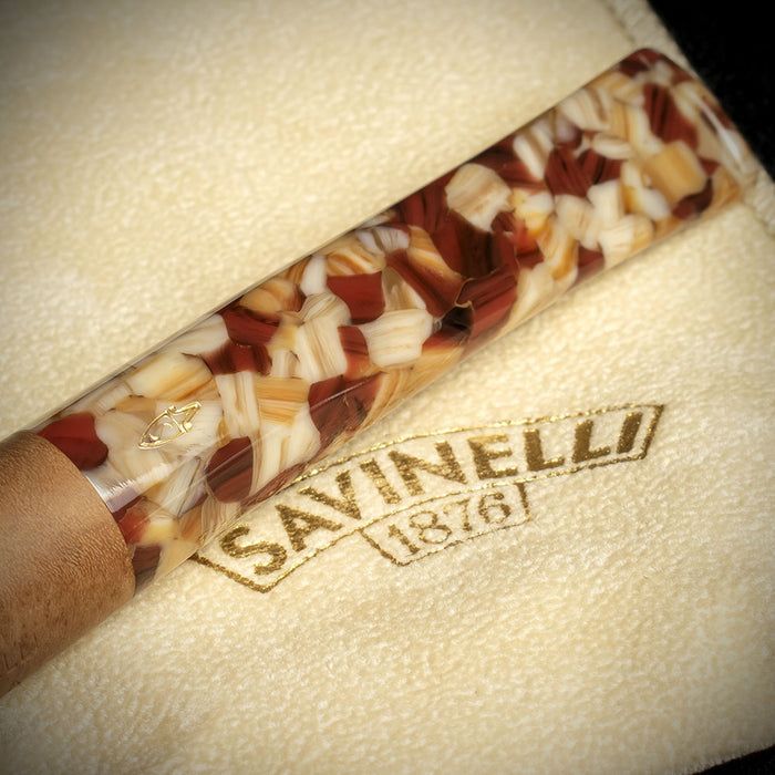 Savinelli Granola Rusticated 315 - 6mm Briar Pipe