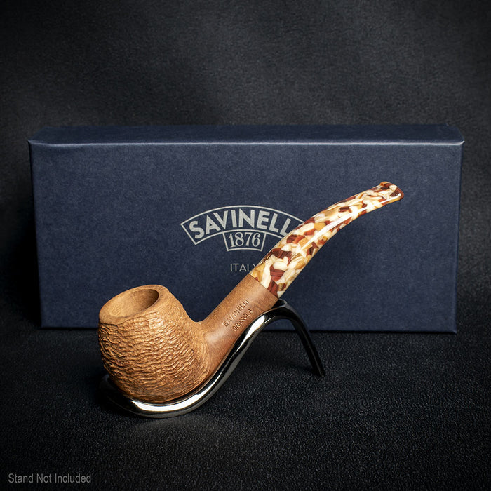 Savinelli Granola Rusticated 626 - 6mm Briar Pipe