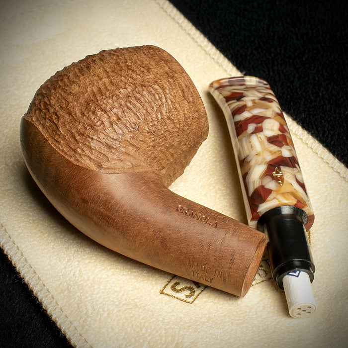 Savinelli Granola Rusticated 626 - 6mm Briar Pipe