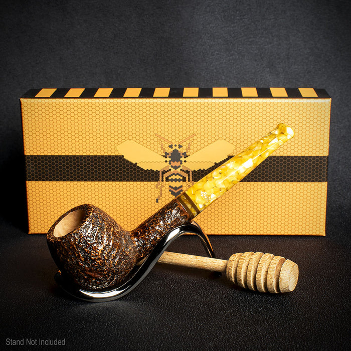 Savinelli Miele Rusticata Brownblast 207 - 6mm Briar Pipe
