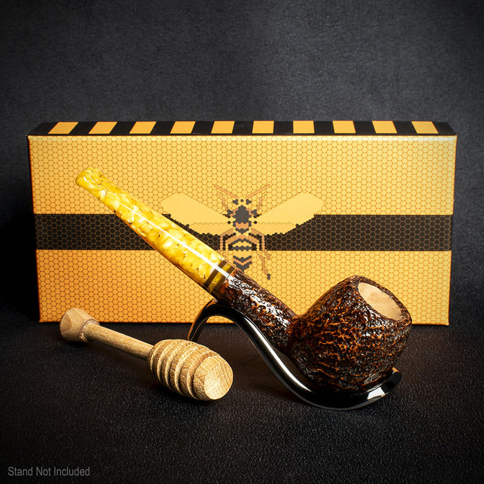 Savinelli Miele Rusticata Brownblast 207 - 6mm Briar Pipe