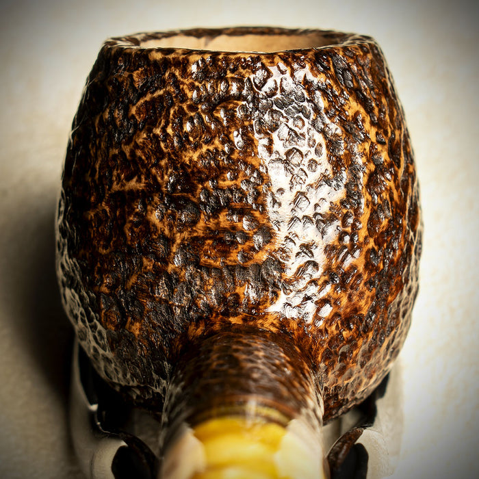 Savinelli Miele Rusticata Brownblast 207 - 6mm Briar Pipe