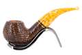 Savinelli Miele Rusticata Brownblast 642 - 6mm Briar Pipe