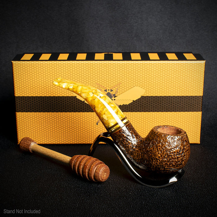 Savinelli Miele Rusticata Brownblast 642 - 6mm Briar Pipe