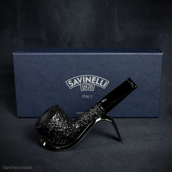 Savinelli Mini Bocch 6mm Briar Pipe - Rustic 128