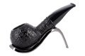 Savinelli Mini -  Black Rusticated Briar Smoking Pipe - Shape 321 (6mm)