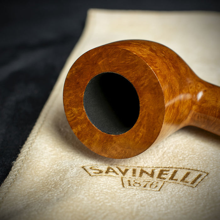 Savinelli Mini Liscia Bocch 6mm Briar Pipe - Smooth 128