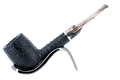Savinelli Morellina Rustic Black 114R - 6mm Briar Pipe
