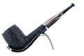 Savinelli Morellina Rustic Black 128R - 6mm Briar Pipe