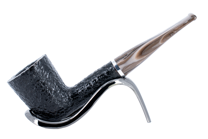Savinelli Morellina Rustic Black 409R - 6mm Briar Pipe