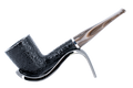 Savinelli Morellina Rustic Black 409R - 6mm Briar Pipe