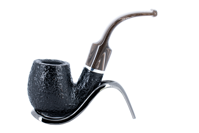 Savinelli Morellina Rustic Black 614R - 6mm Briar Pipe