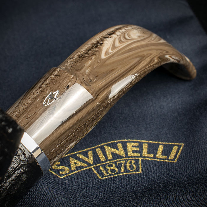 Savinelli Morellina Rustic Black 614R - 6mm Briar Pipe