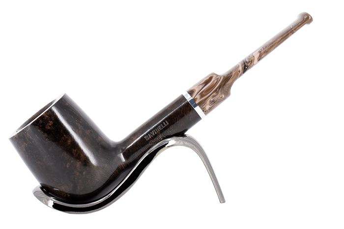 Savinelli Morellina Smooth Brown 114S - 6mm Briar Pipe