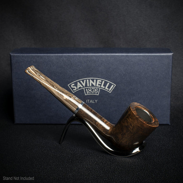 Savinelli Morellina Smooth Brown 409 - 6mm Briar Pipe