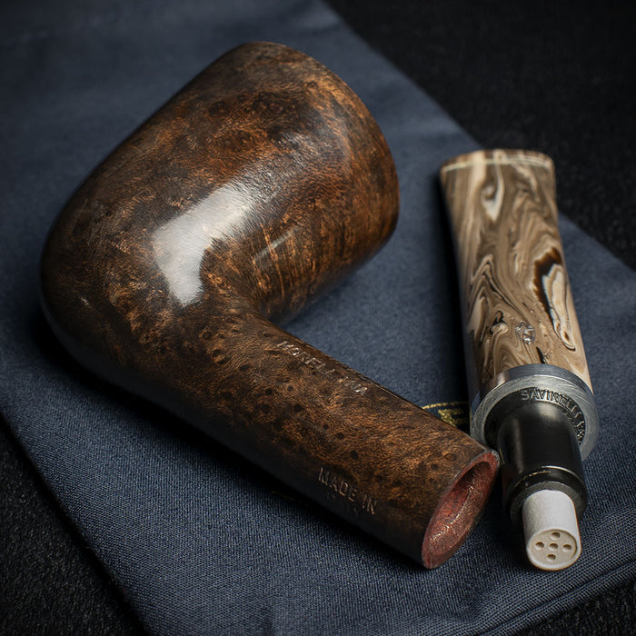 Savinelli Morellina Smooth Brown 409 - 6mm Briar Pipe