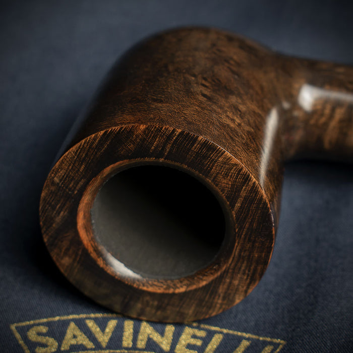 Savinelli Morellina Smooth Brown 409 - 6mm Briar Pipe