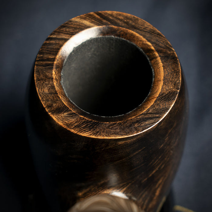 Savinelli Morellina Smooth Brown 614S - 6mm Briar Pipe