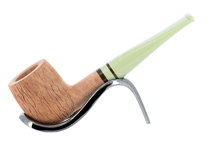 Savinelli Oliva Natural Rustic 106 - 6mm Briar Pipe