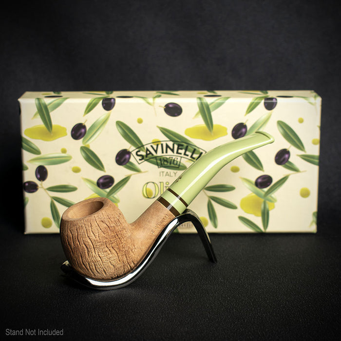 Savinelli Oliva Natural Rustic 626 - 6mm Briar Pipe