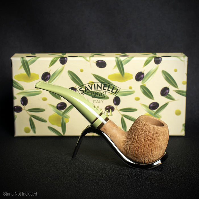 Savinelli Oliva Natural Rustic 626 - 6mm Briar Pipe