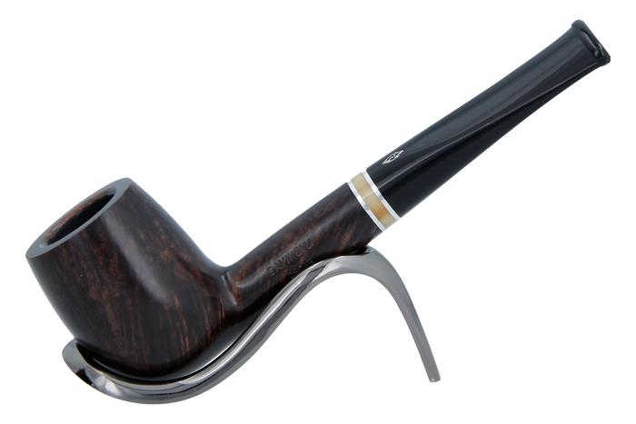 Savinelli Oscar Liscia Marrone Scuro 128 - Briar Pipe