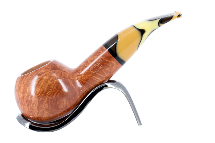 Savinelli Paloma Smooth Brown 320 - 6mm Briar Pipe