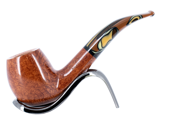 Savinelli Paloma Smooth Brown 677 - 6mm Briar Pipe