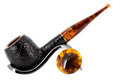 Savinelli Tortuga Rustic Shape No.207 - 6mm Briar Pipe