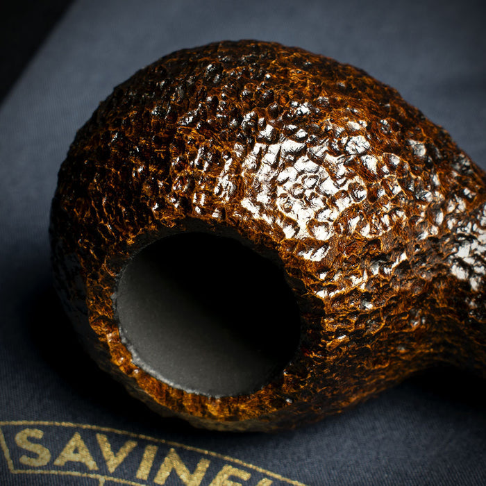 Savinelli Tre Rusticated Briar Pipe - 321