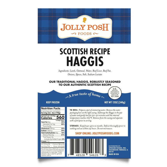 Scottish Haggis: 12oz