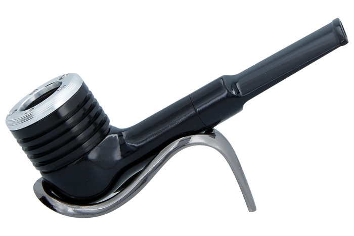 Smoke-King Rosewood 9mm Filter Metal Cap Pipe