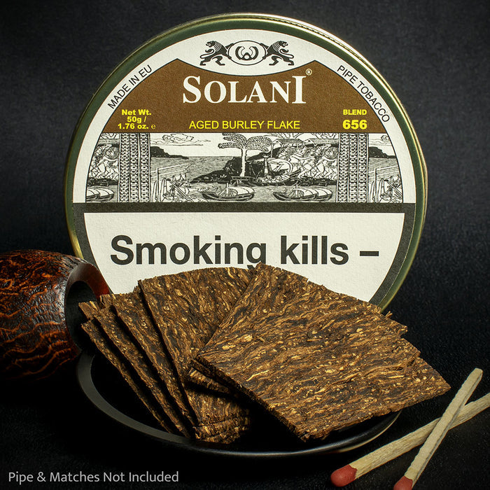 Solani 656 Aged Burley Flake Pipe Tobacco - 10g Sample