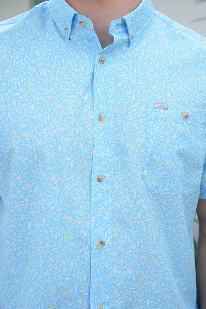 Southern Shirt Geo Jumble Baja Shirt